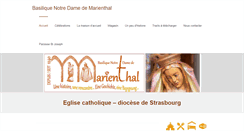 Desktop Screenshot of basiliquemarienthal.fr