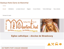 Tablet Screenshot of basiliquemarienthal.fr